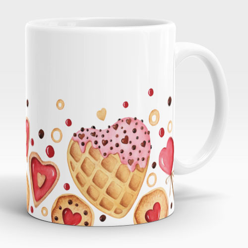 sweet love hearts mug