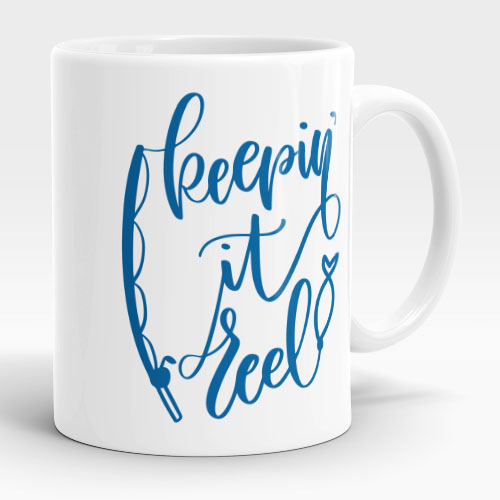 keeping it reel fishing mug